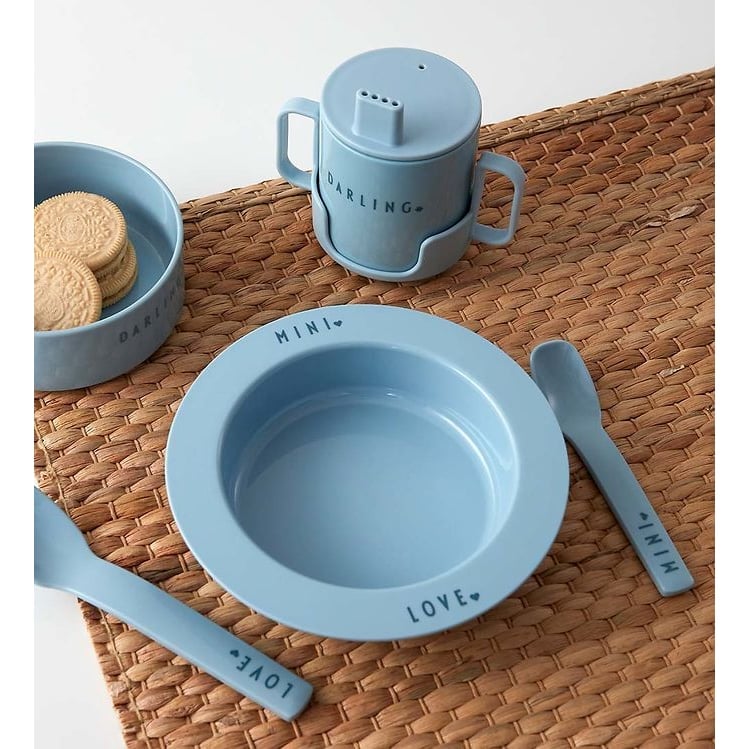 Design Letters: Σετ φαγητού Tritan ''Starter set'' Blue