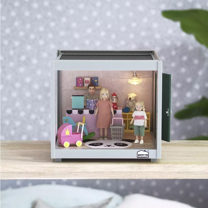 LUNDBY: Δωμάτιο Κουκλόσπιτο - 22cm