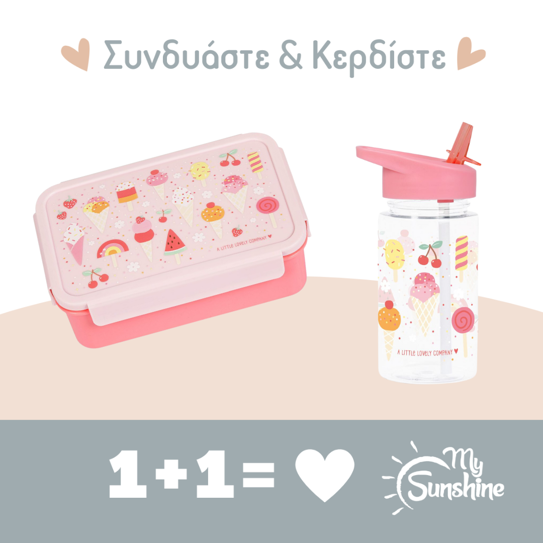 ΠΡΟΣΦΟΡΑ: Παγούρι + Δοχείο φαγητού bento Ice-creams