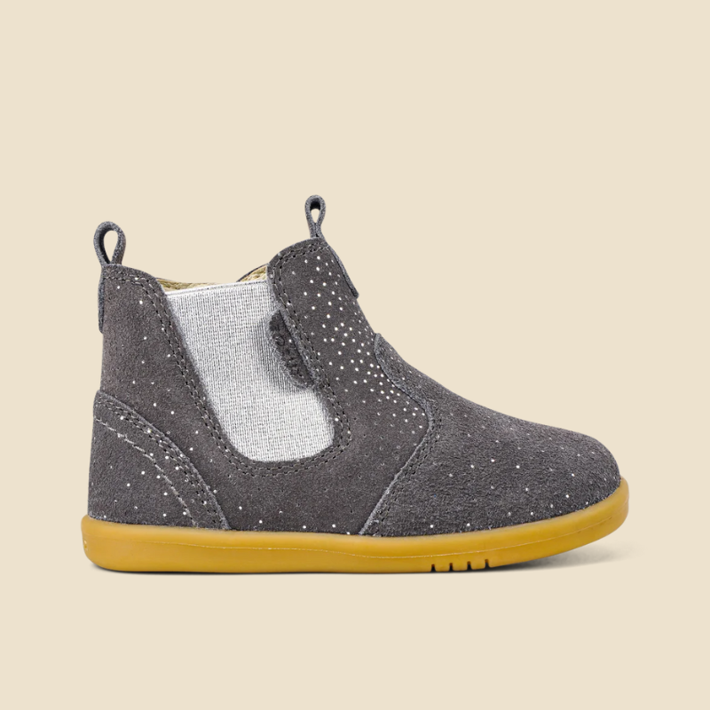 Bobux: Δερμάτινα Μποτάκια iWALK (23-26) Jodhpur Charcoal Starburst