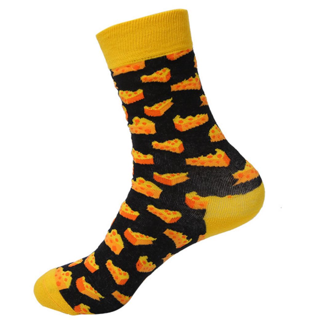 Noxxiez Κάλτσες Unisex Cheese Νο 38-45