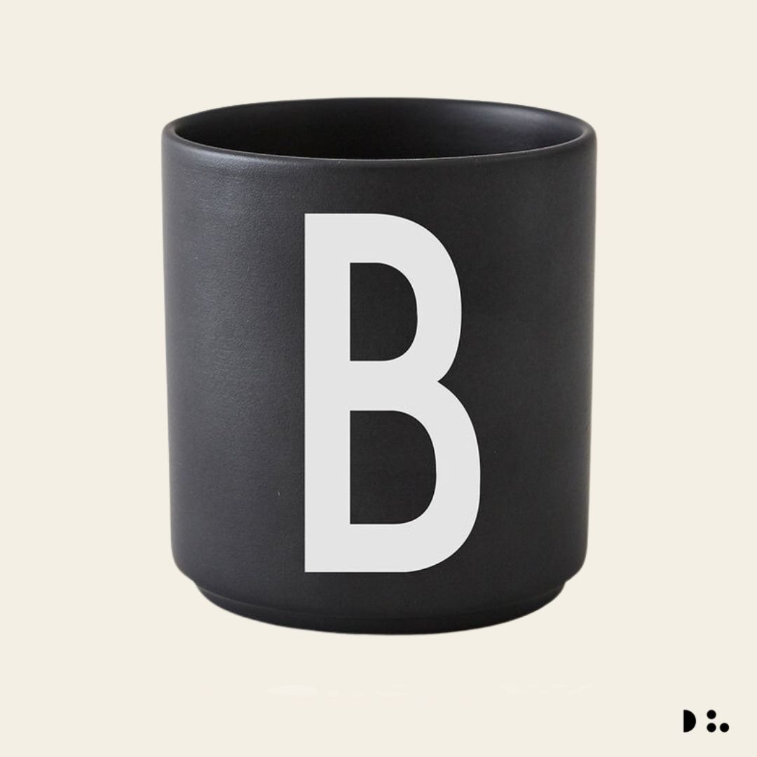 Design Letters: Κύπελλο πορσελάνης Bone China Personal Cup "B"