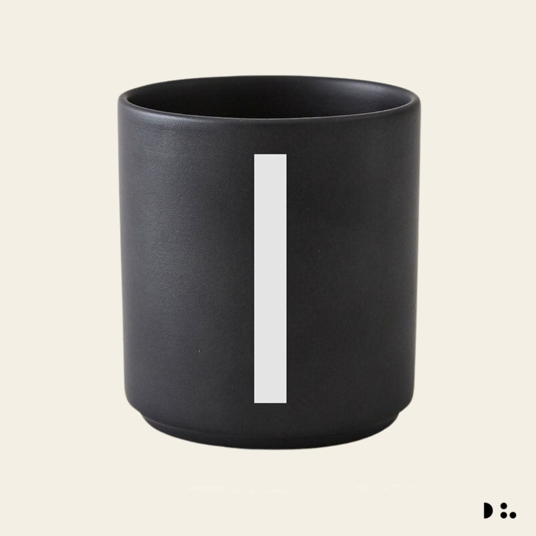 Design Letters: Κύπελλο πορσελάνης Bone China Personal Cup "I"