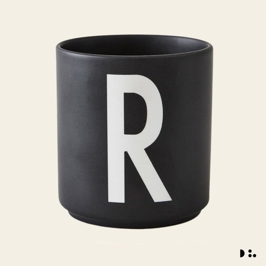 Design Letters: Κύπελλο πορσελάνης Bone China Personal Cup ''R''