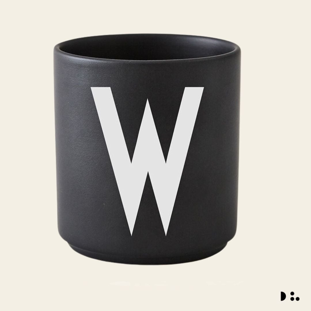 Design Letters: Κύπελλο πορσελάνης Bone China Personal Cup ''W''