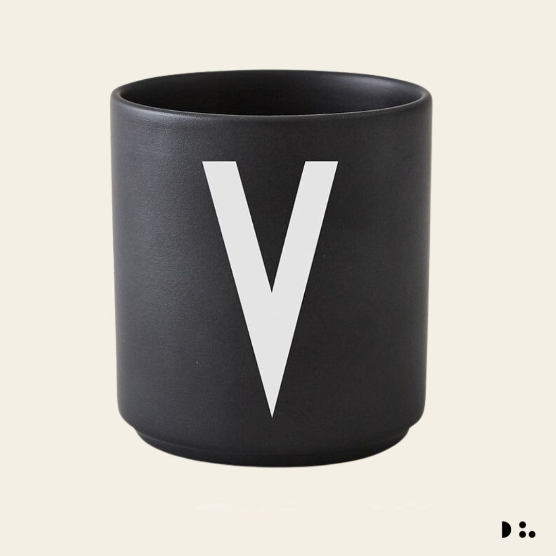 Design Letters: Κύπελλο πορσελάνης Bone China Personal Cup ''V''