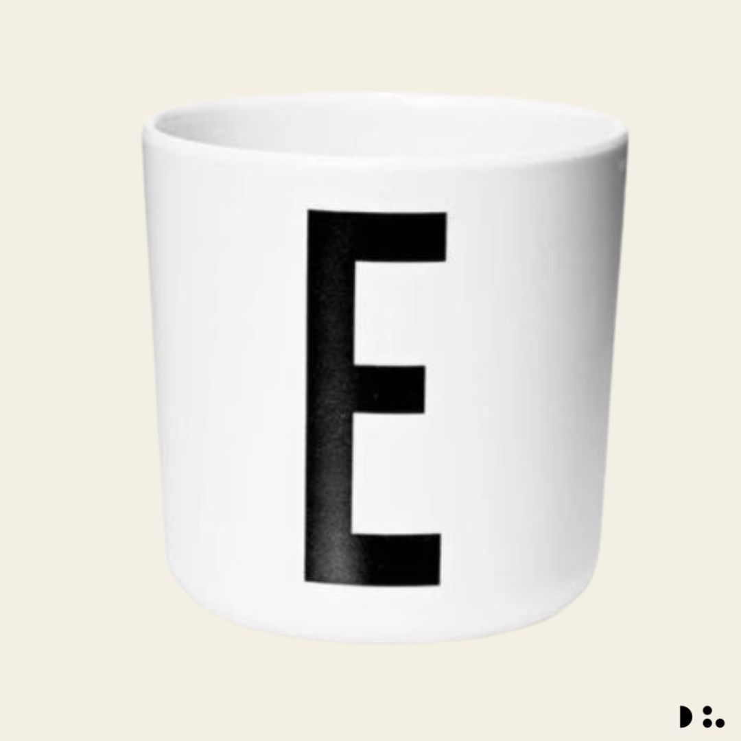 Design Letters: Ποτήρι Ecozen με μονόγραμμα E