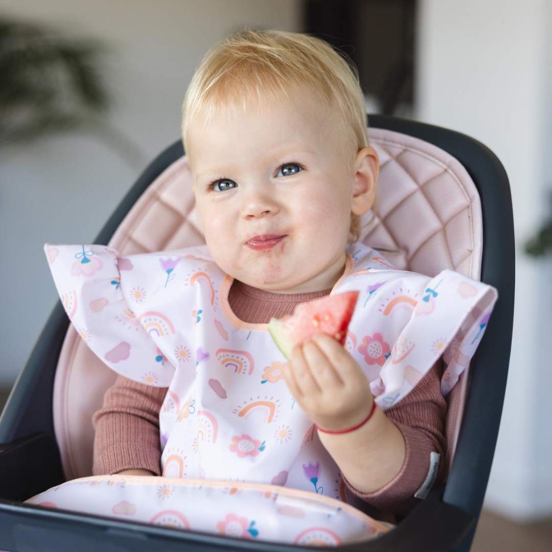 BabyOno: Αδιάβροχη σαλιάρα με θήκη 2-4years -RAINBOW