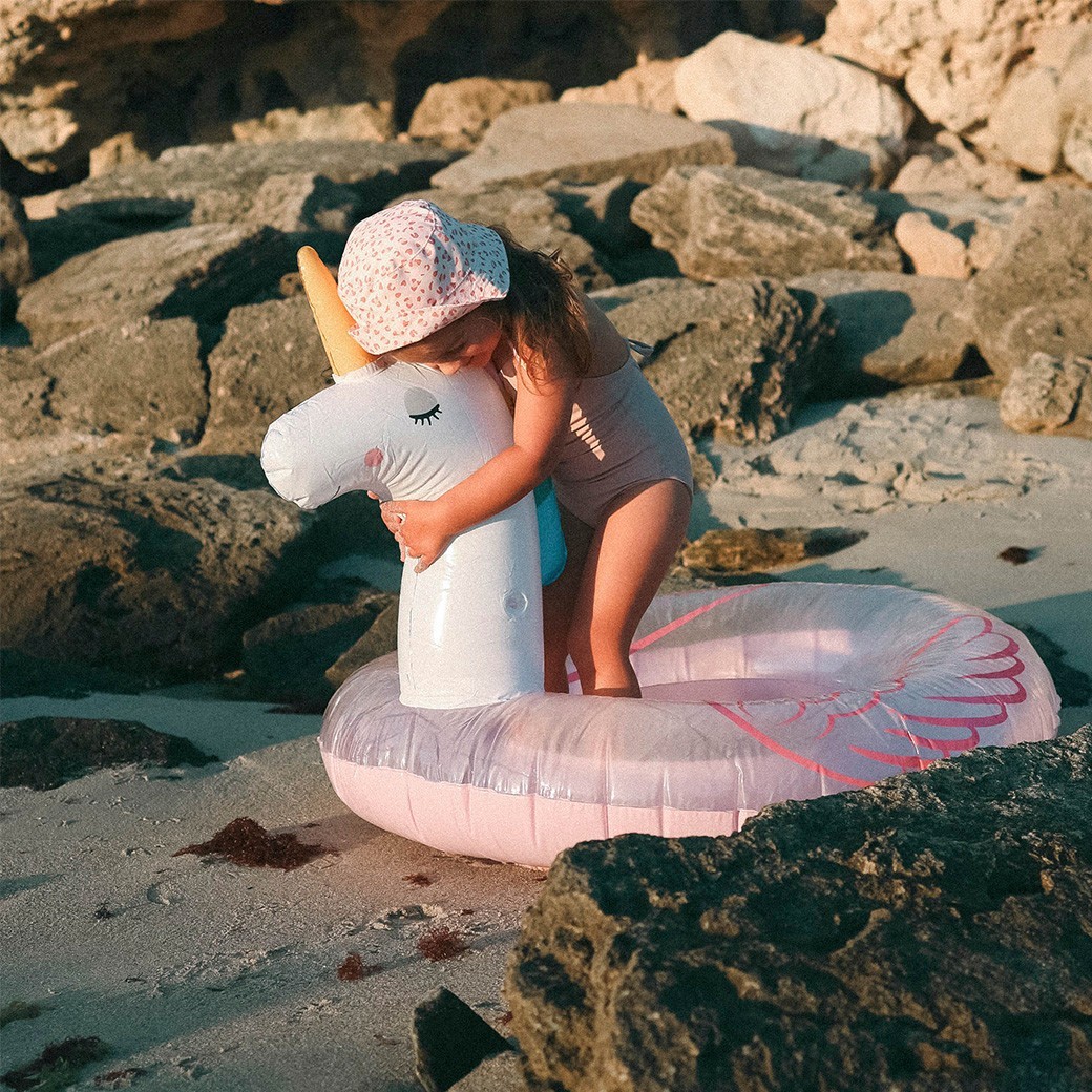 Swim Essentials: Παιδικό σωσίβιο κουλούρα 104εκ. - "Transparant Unicorn"
