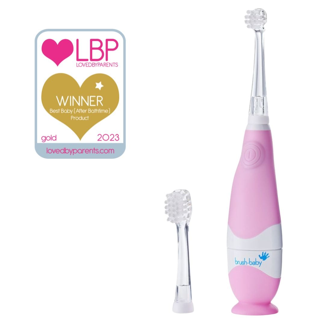 Brush-Baby: Ηλεκτρική Οδοντόβουρτσα BabySonic 0-3 ετών -Pink