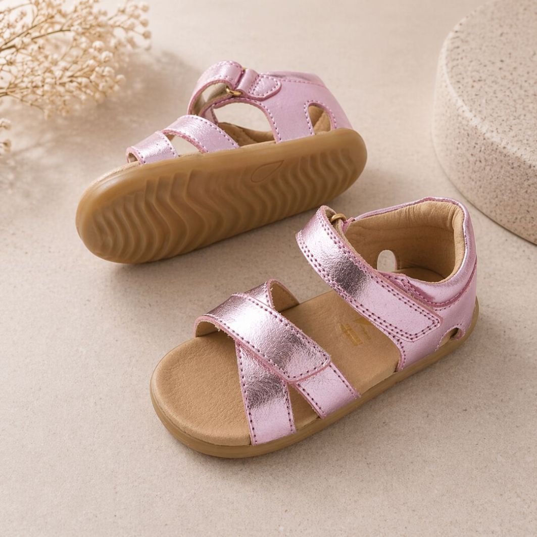 Bobux: Πέδιλα Step up (No: 18-22) Flora Pink Lemonade