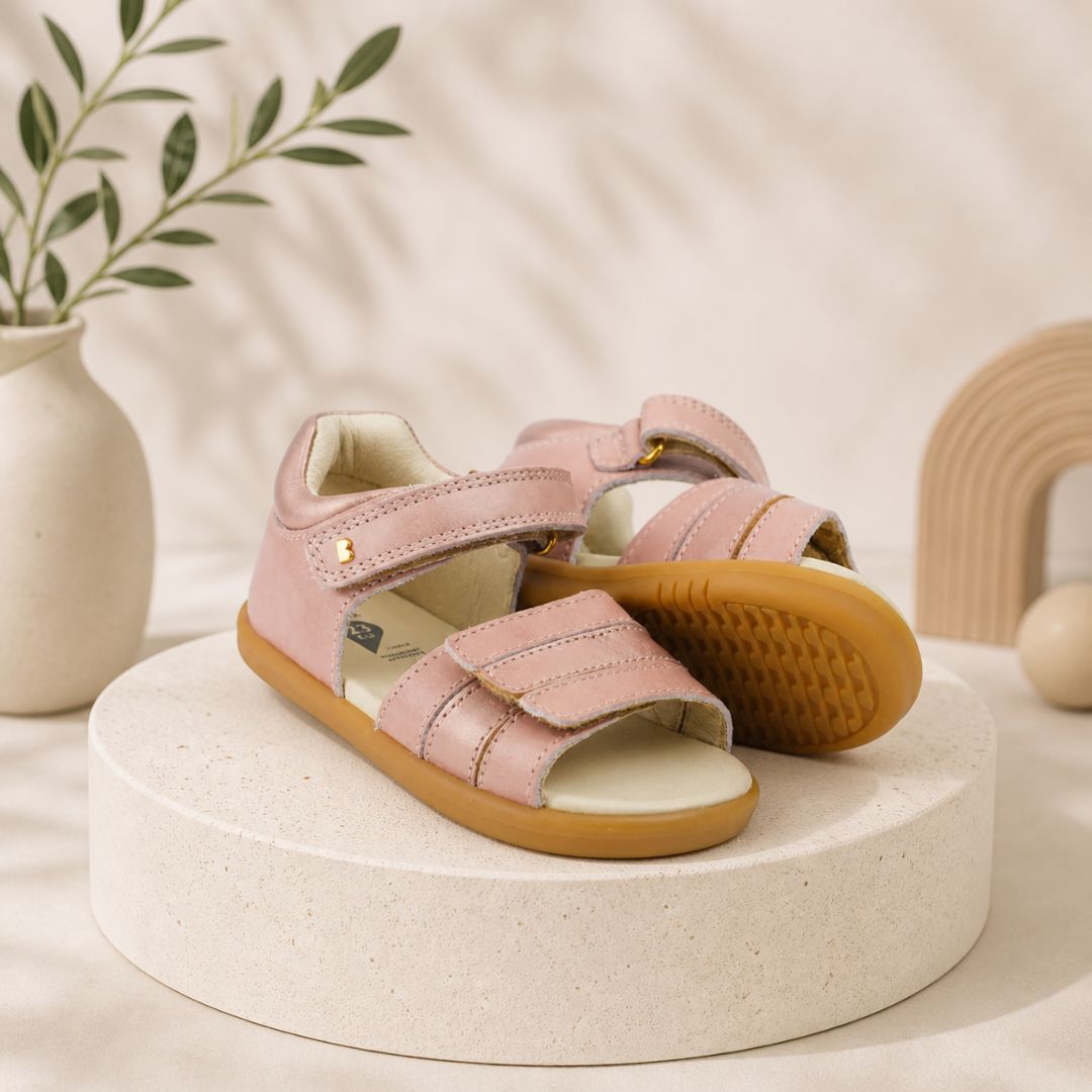 Bobux: Πέδιλο Step up (No: 18-22) Hampton Dusk Pearl + Rose Gold