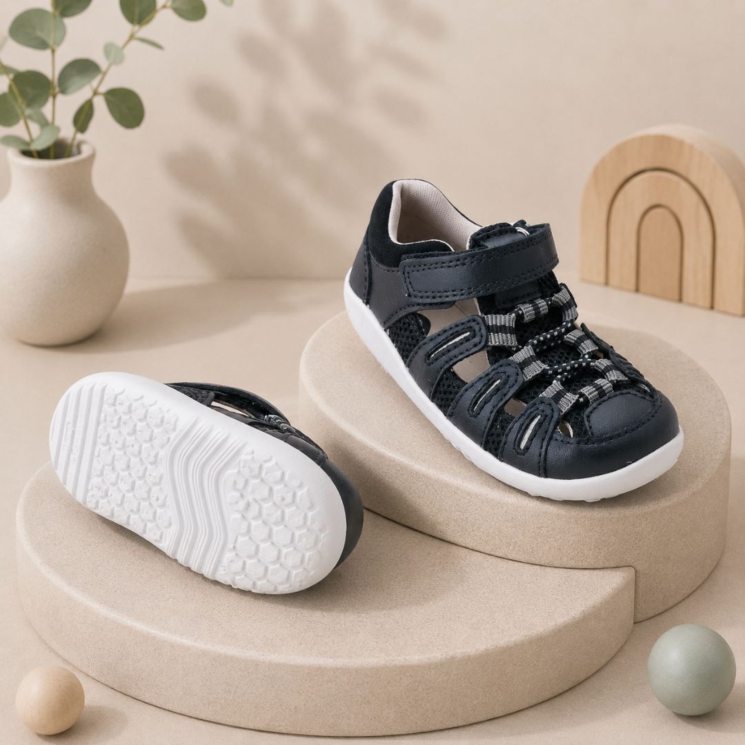 Bobux: Πέδιλα Step up (No: 18-22) SU Summit Black + Charcoal