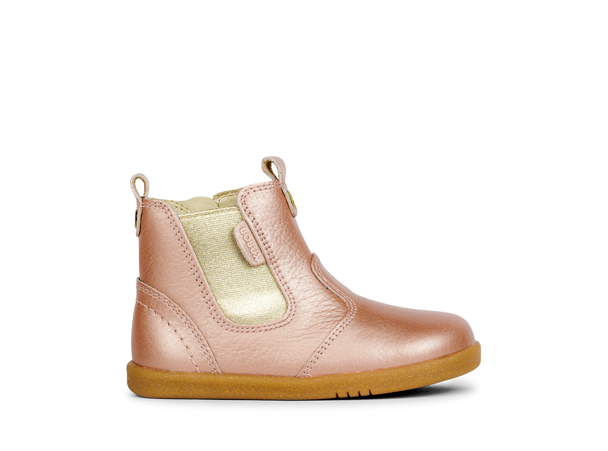 Bobux: Δερμάτινα Μποτάκια iWalk (No: 22-26) Jodhpur Boot Rose Gold